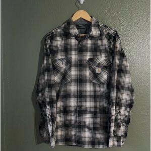Carhartt Men Rugged Flex Relaxed Fit Lightweight LS Plaid Shirt ASPHALT Large